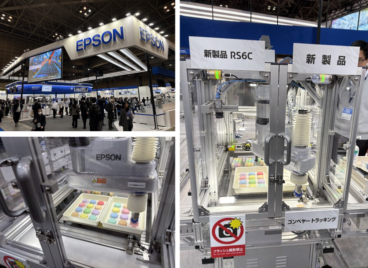 写真2. 食品・飲料向け新型天吊り高速搬送ロボット「「RS6」